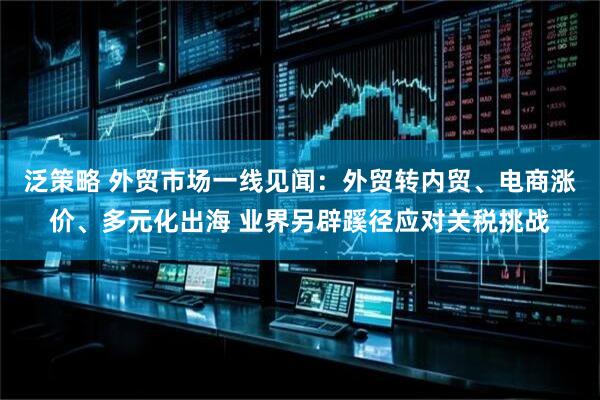 泛策略 外贸市场一线见闻：外贸转内贸、电商涨价、多元化出海 业界另辟蹊径应对关税挑战