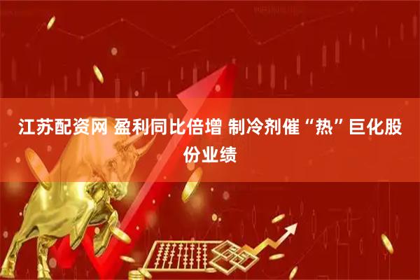 江苏配资网 盈利同比倍增 制冷剂催“热”巨化股份业绩