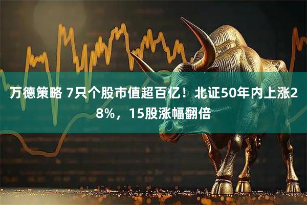 万德策略 7只个股市值超百亿！北证50年内上涨28%，15股涨幅翻倍