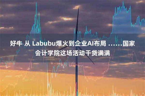 好牛 从 Labubu爆火到企业AI布局 ……国家会计学院这场活动干货满满